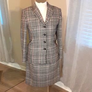 Talbots Wool Blazer and A-Line Skirt Set